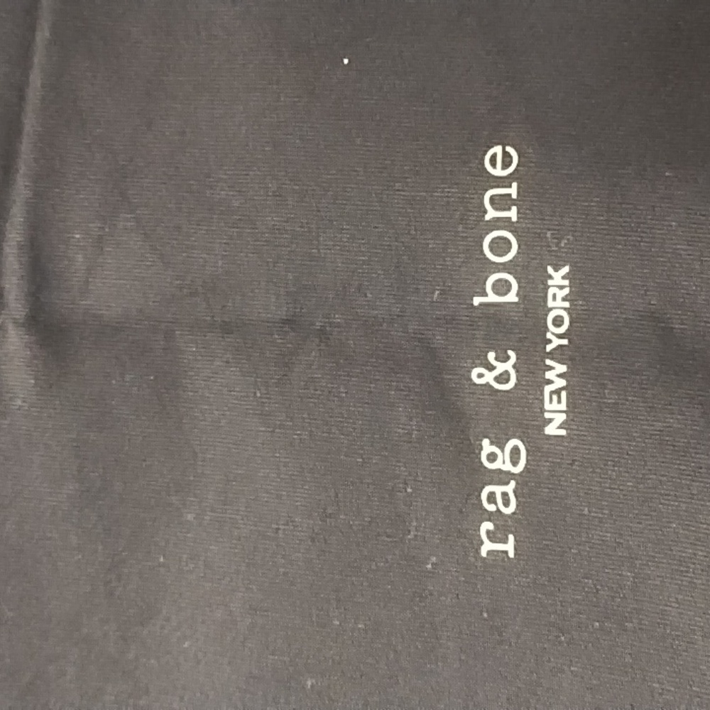 rag & bone Black Logo Drawstring Pouch - Picture 2 of 6